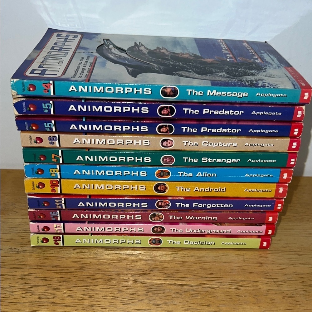 Scholastic Animorphs Book Vintage 11 books K.A. Applegate 1996
